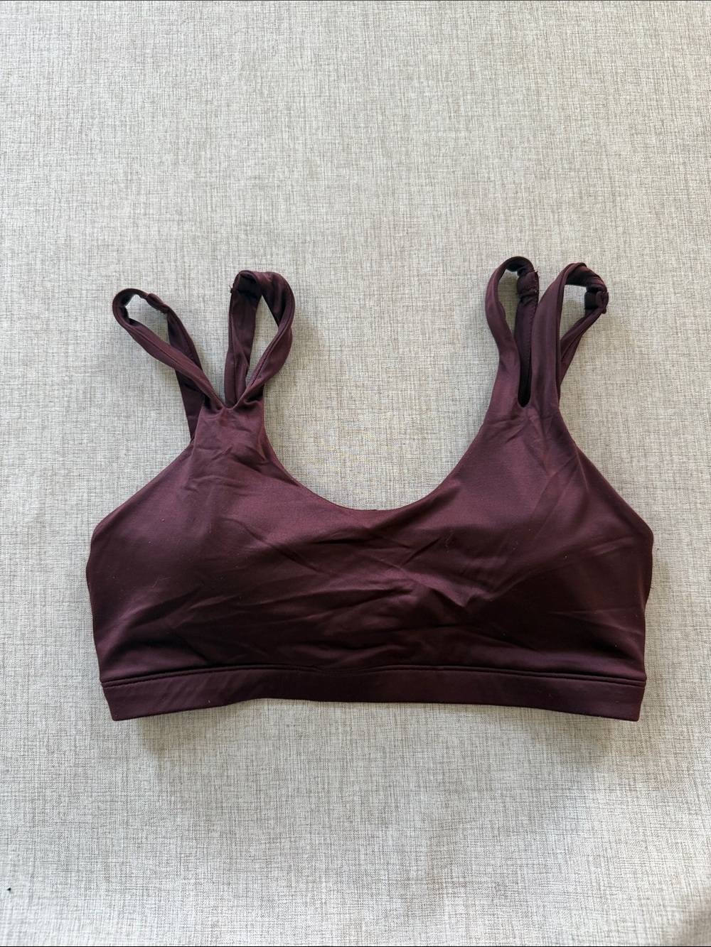 Nike Indy shine sport bra Burgundy Purple Maroon Merlot training gym Size Medium